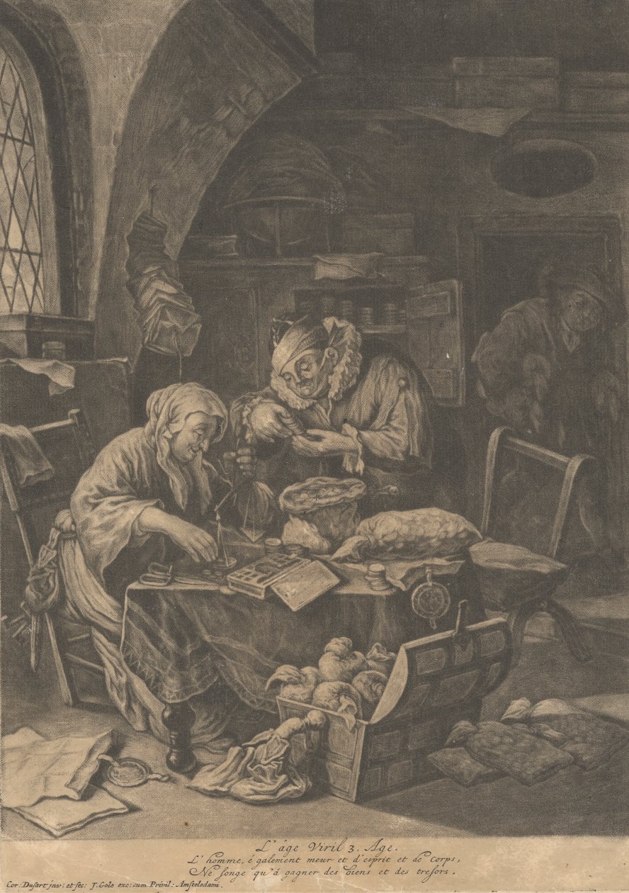 Miehekäs ikä tekijältä Cornelis Dusart