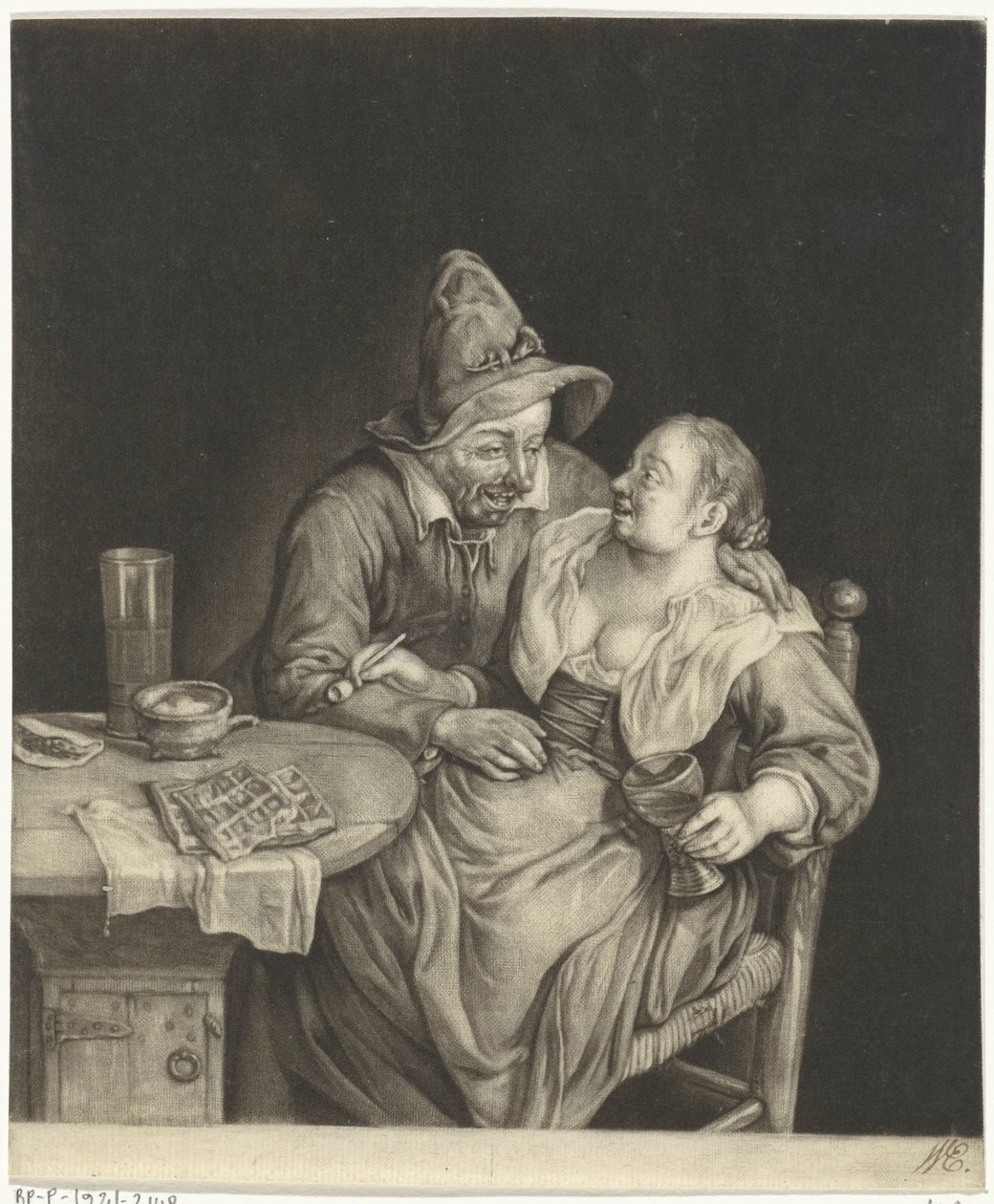Rakastavaiset tekijältä Cornelis Dusart