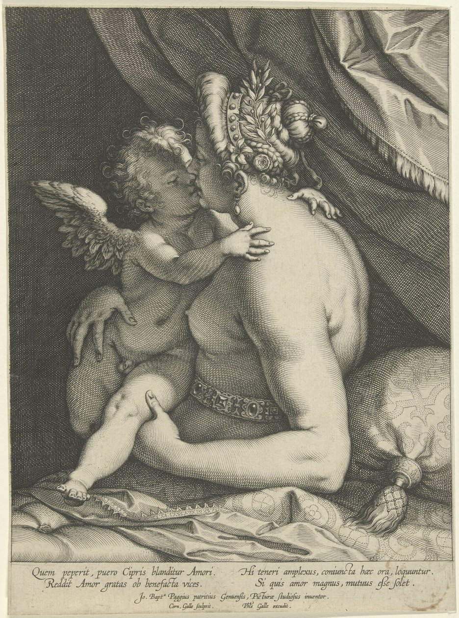 Venus kust Rakkaus tekijältä Cornelis Galle (I)