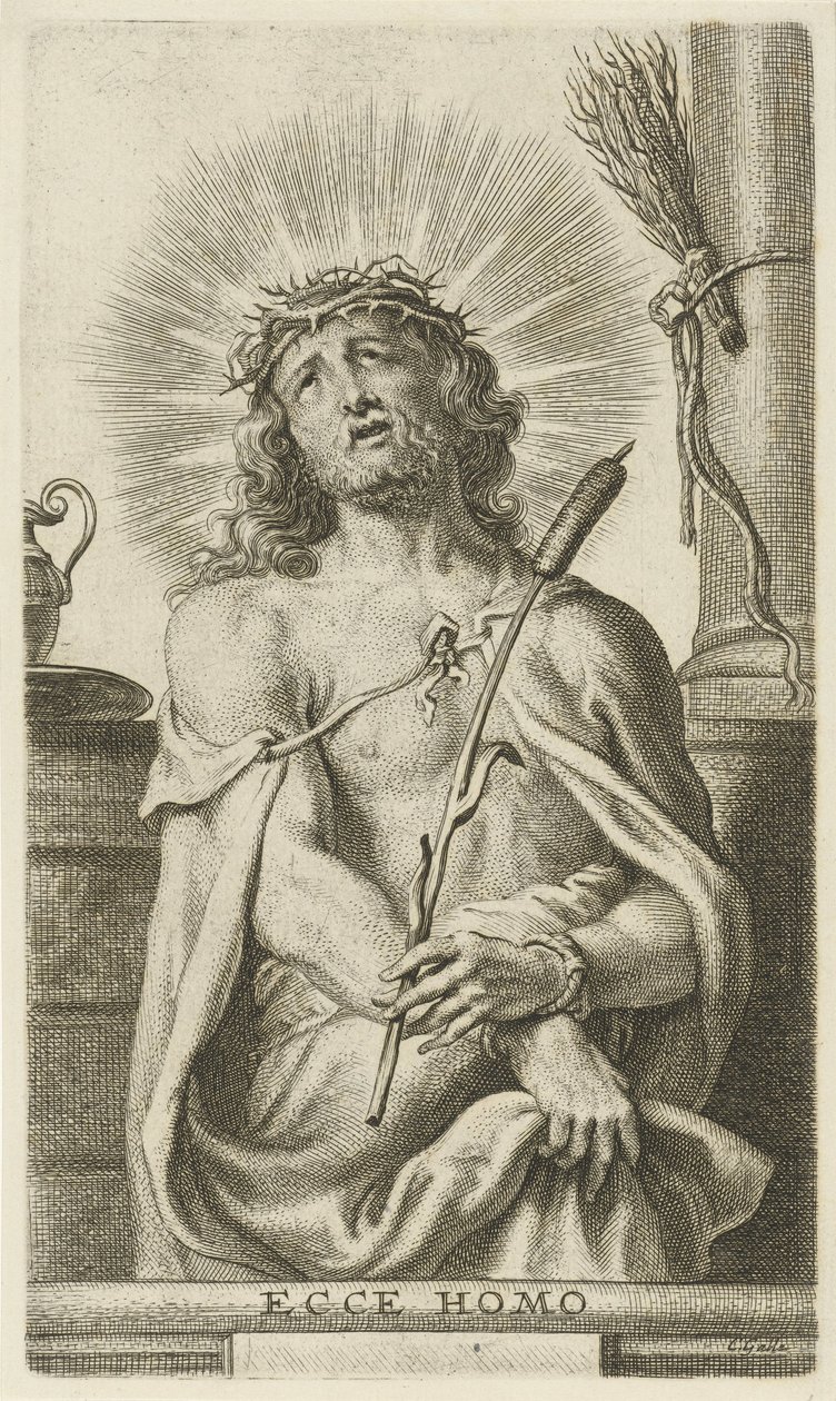 Kristus näytettiin ihmisille (Ecce homo) tekijältä Cornelis Galle (II)