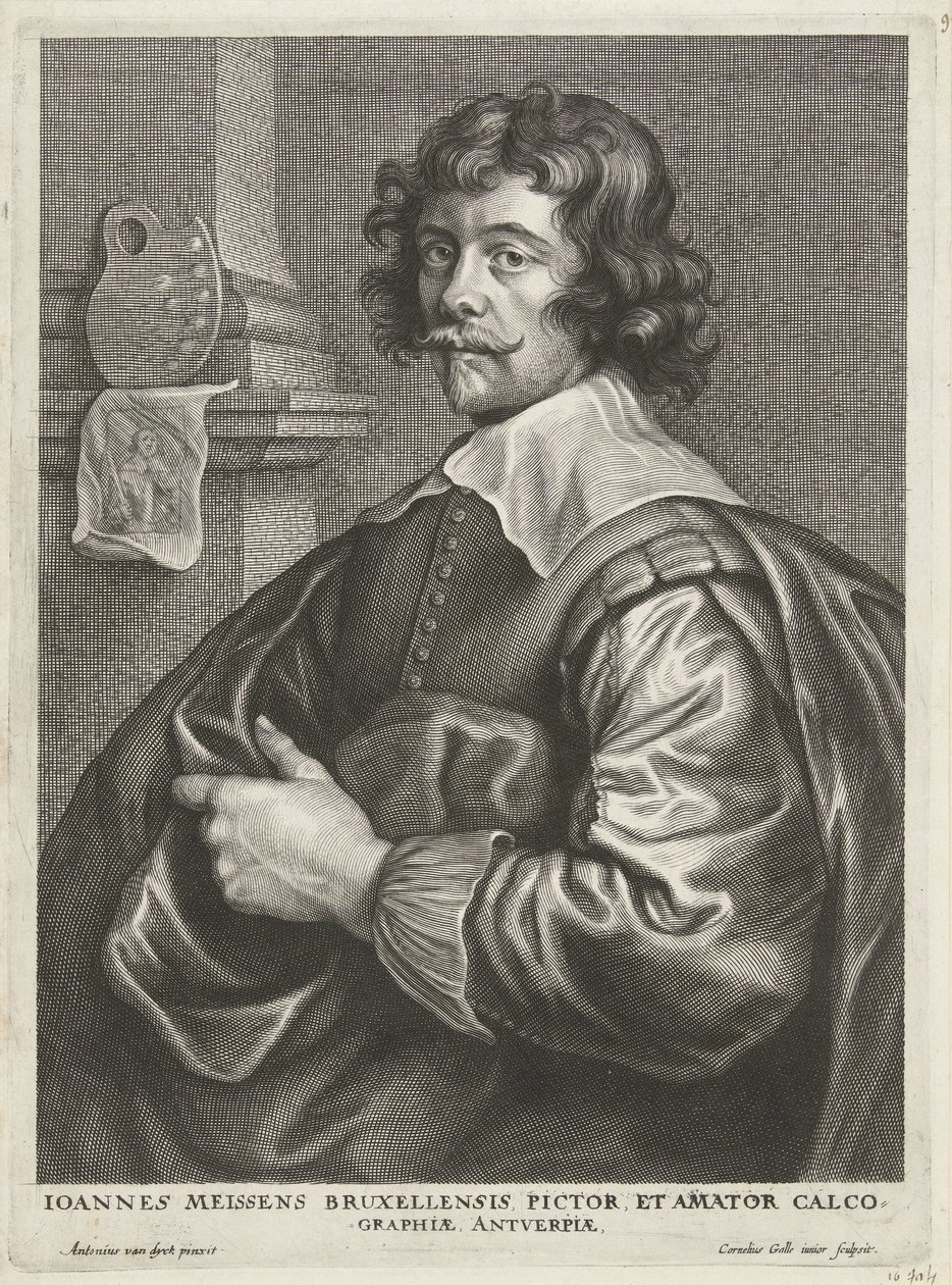 Joannes Meyssensin muotokuva tekijältä Cornelis Galle (II)