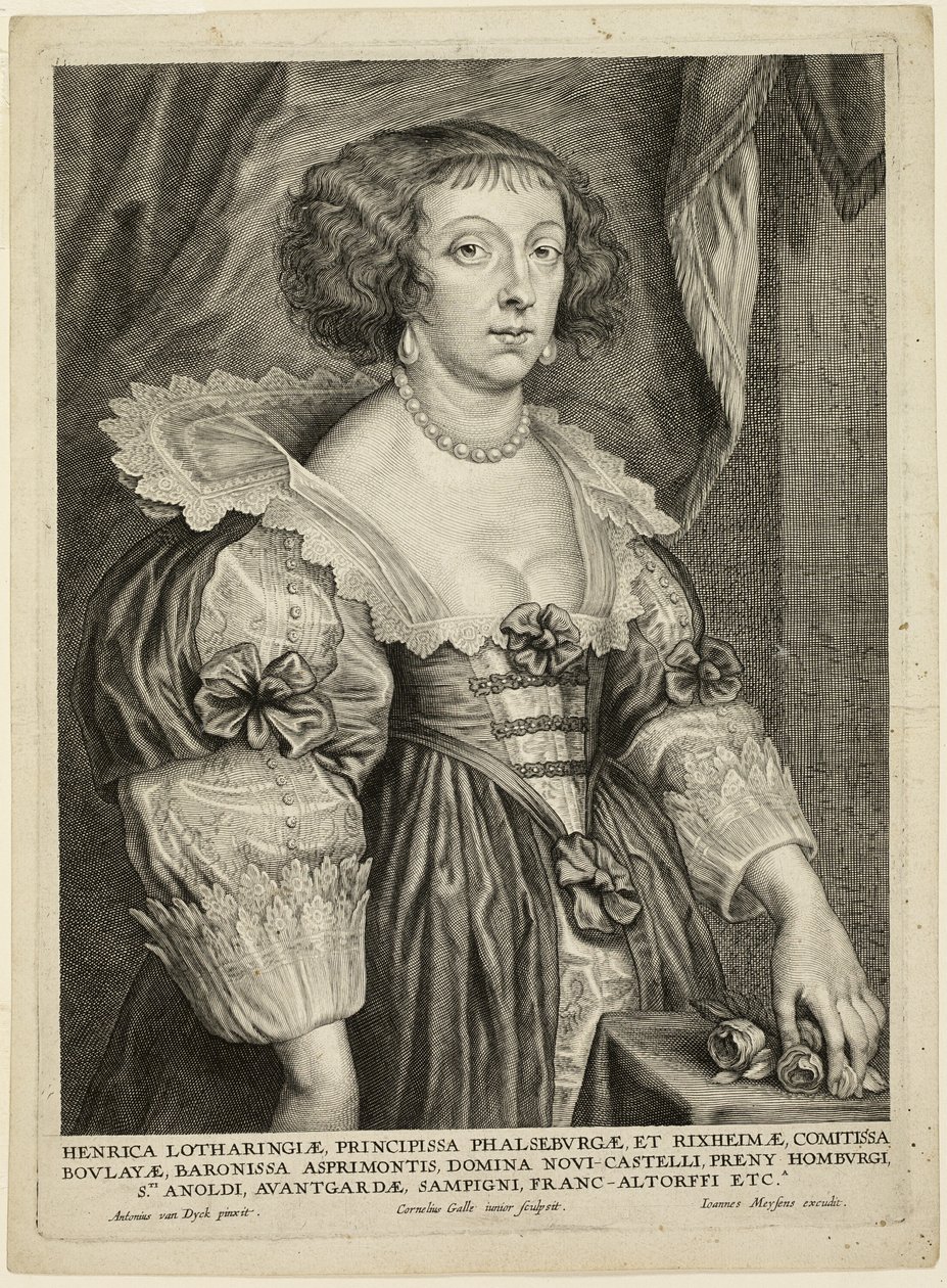 Henriette Lorraine tekijältä Cornelis Galle II