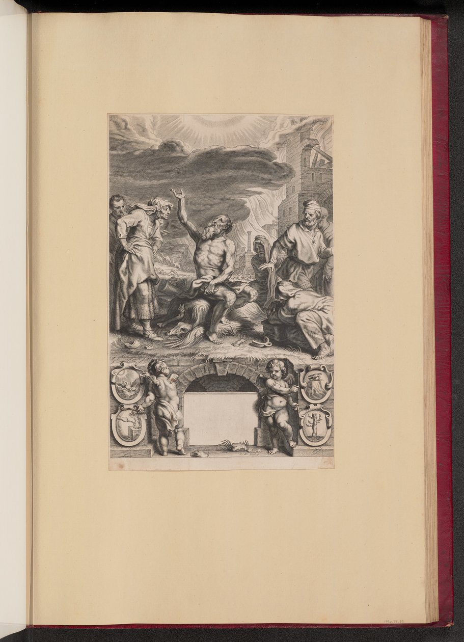 Otsikko sivulle Balthasar Cordier, Iob Elvcidatvs tekijältä Cornelis Galle II after Abraham van Diepenbeeck
