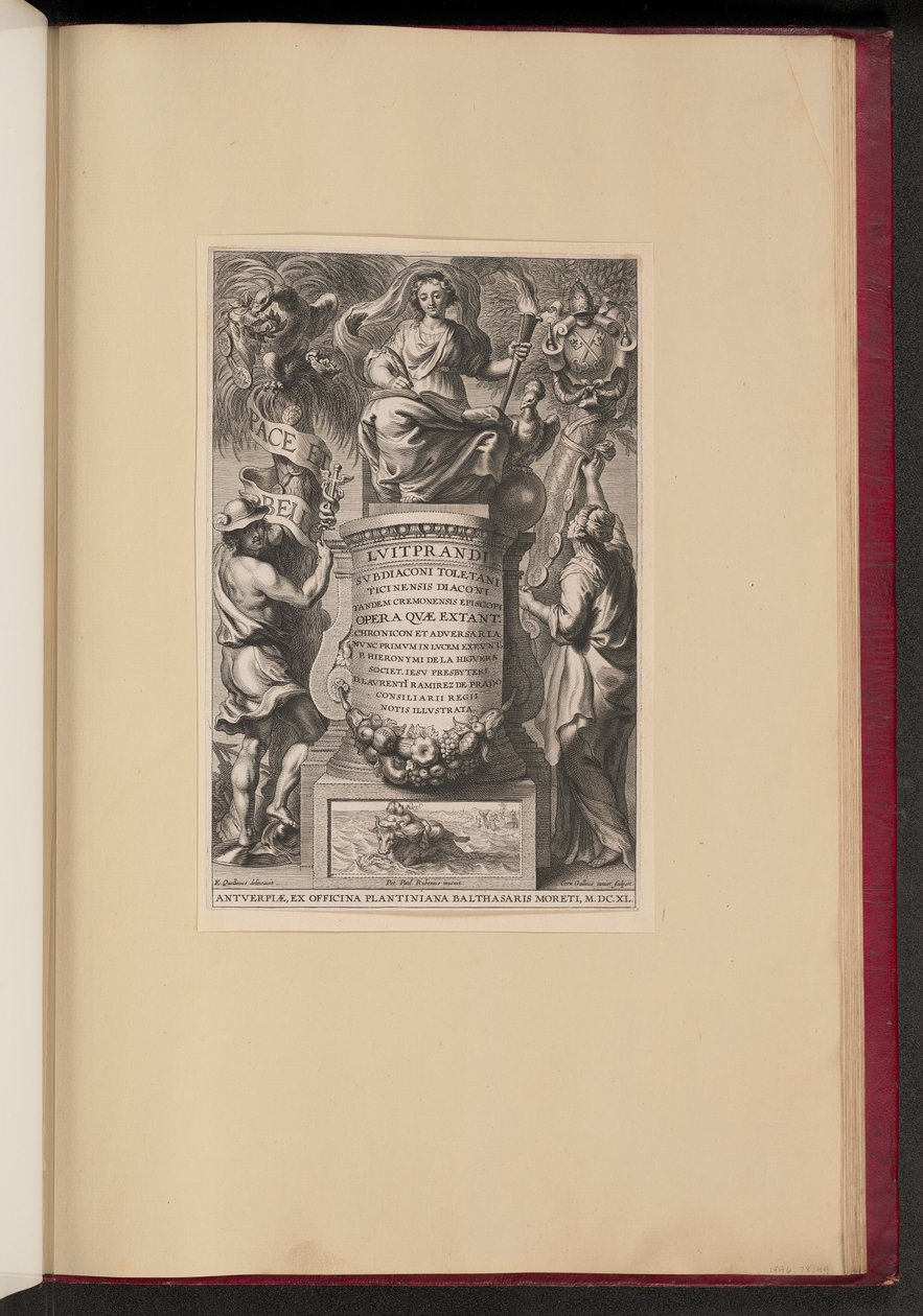 Otsikko Liutprand, Opera tekijältä Cornelis Galle II after Erasmus Quellinus II after Sir Peter Paul Rubens