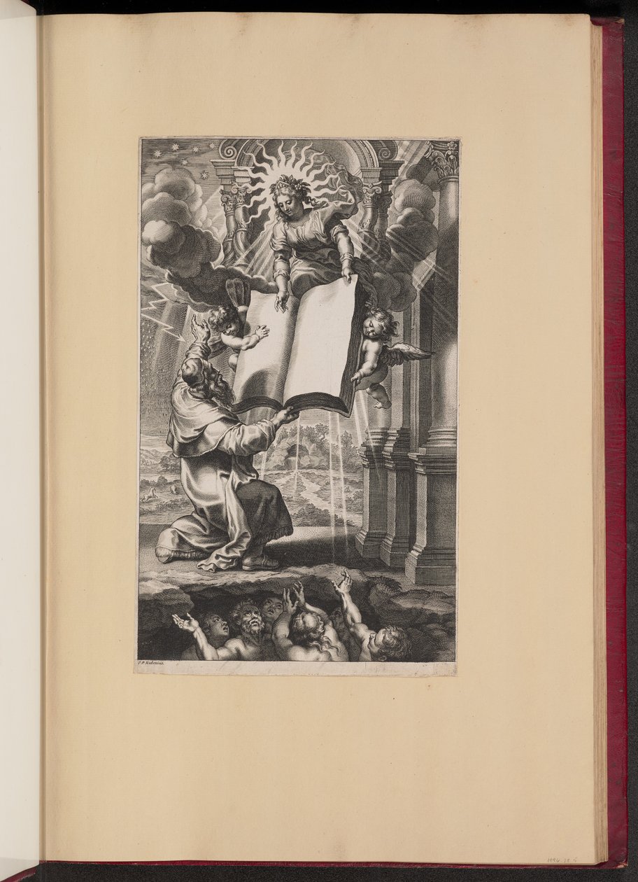 Olivier Boonaertsin "In Ecclesiasticvm Commentarivs..." otsikkosivu tekijältä Cornelis Galle I after Sir Peter Paul Rubens