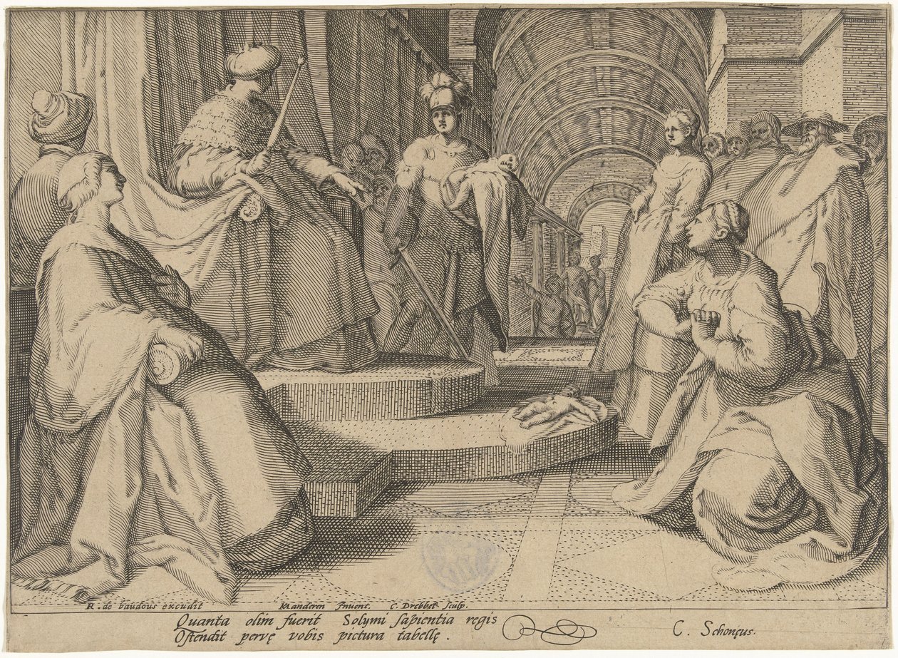 Salomon tuomio tekijältä Cornelis Jacobsz. Drebbel