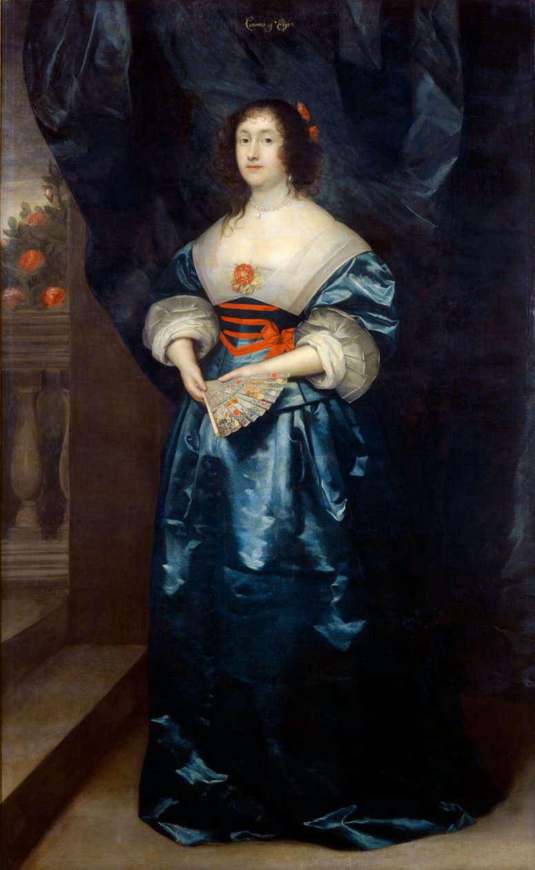 Diana Cecil, Elginin kreivitär, 1638 tekijältä Cornelis Janssens van Ceulen