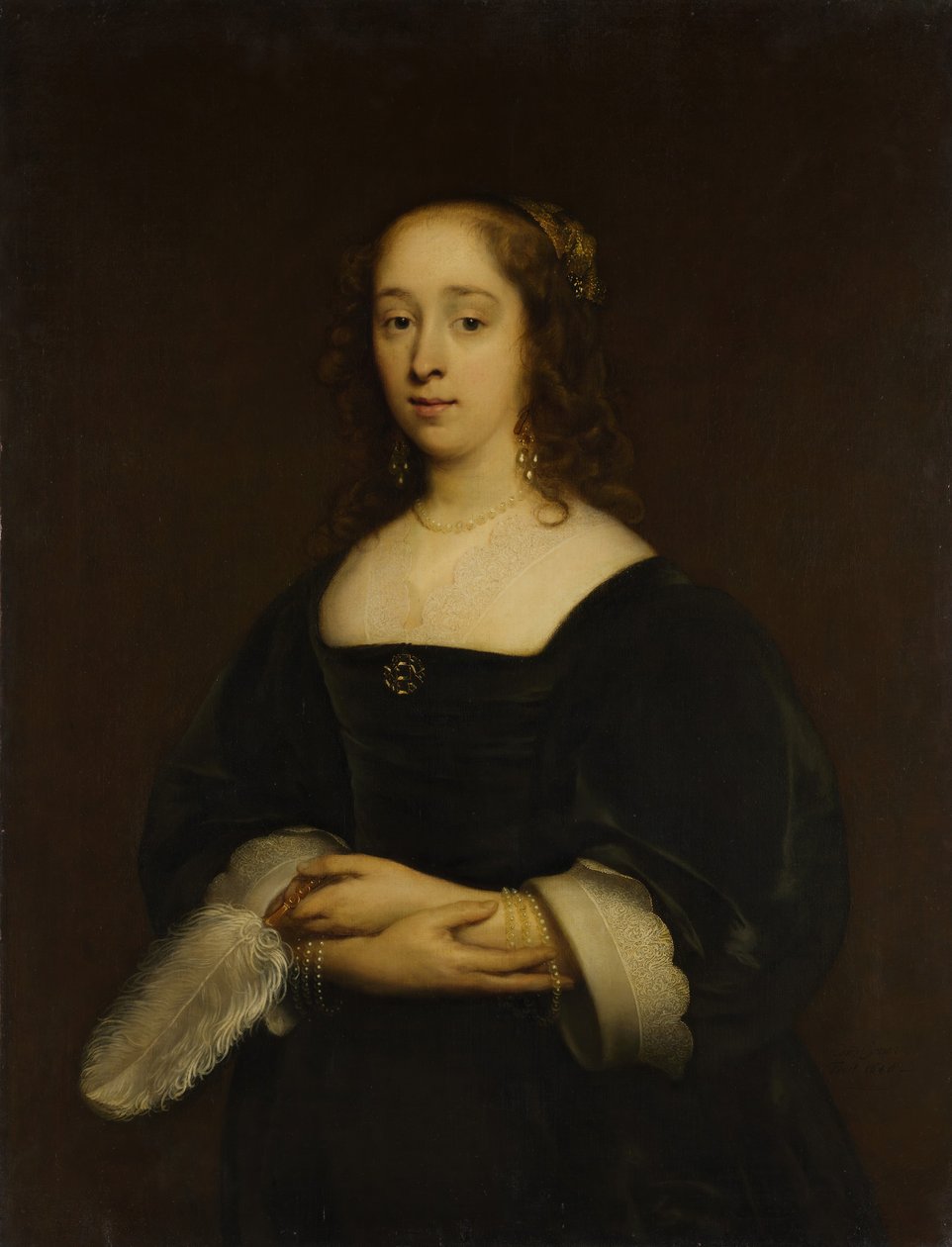 Naisen muotokuva, 1648. tekijältä Cornelis Janssens van Ceulen