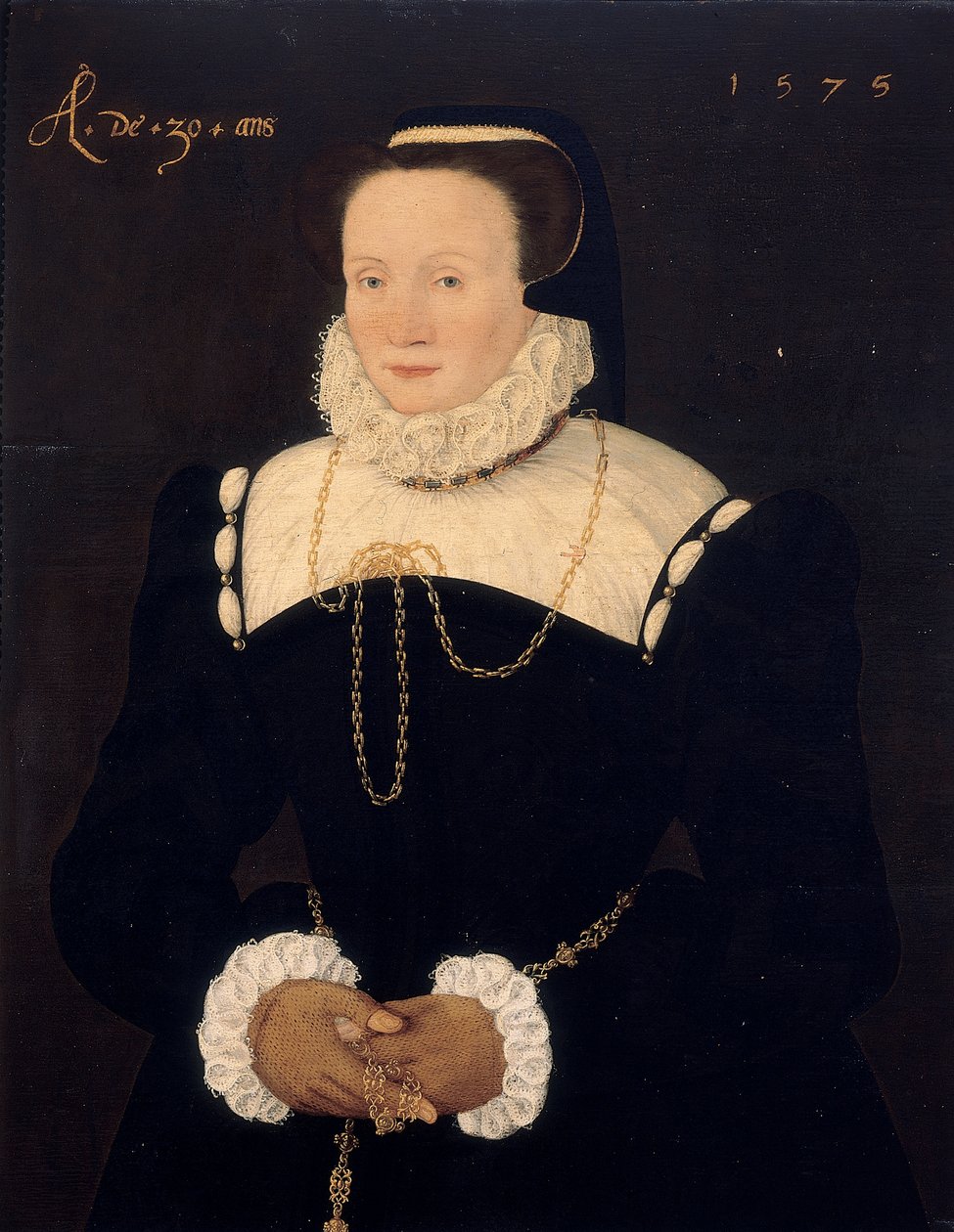 Naisen muotokuva, 1575 tekijältä Cornelis Ketel