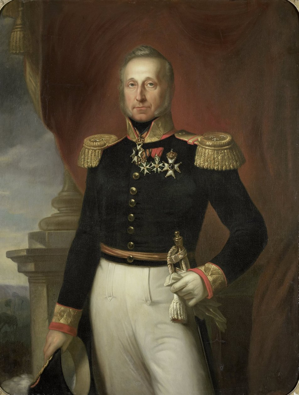 Hollannin Itä-Intian kenraalikuvernöörin Dominique Jacques de Eerensin muotokuva tekijältä Cornelis Kruseman (copy after)