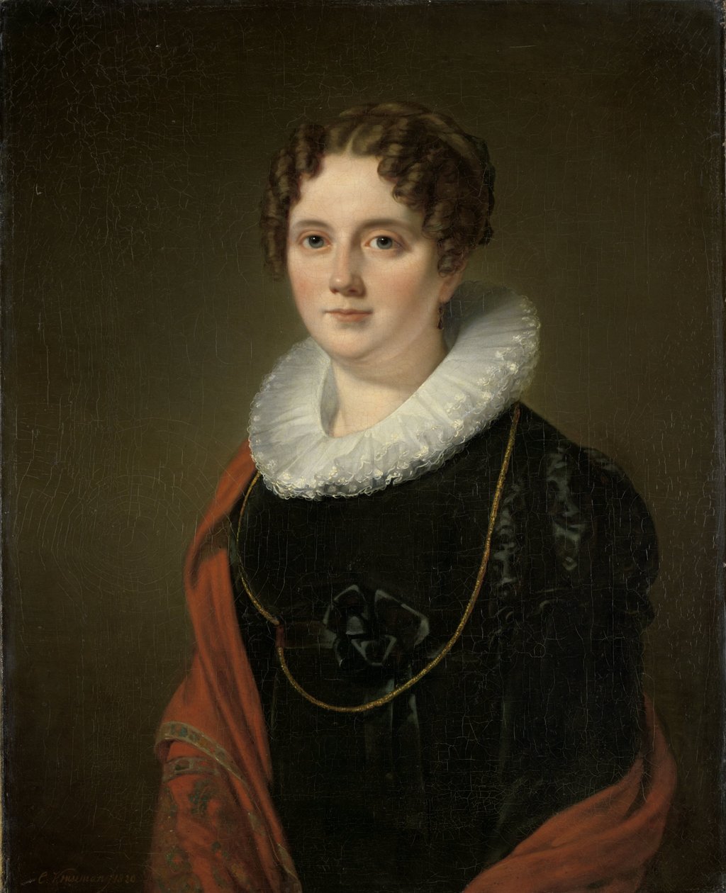 Marie Allebé-Herckenrath, avó do pintor August Allebéfinnish tekijältä Cornelis Kruseman