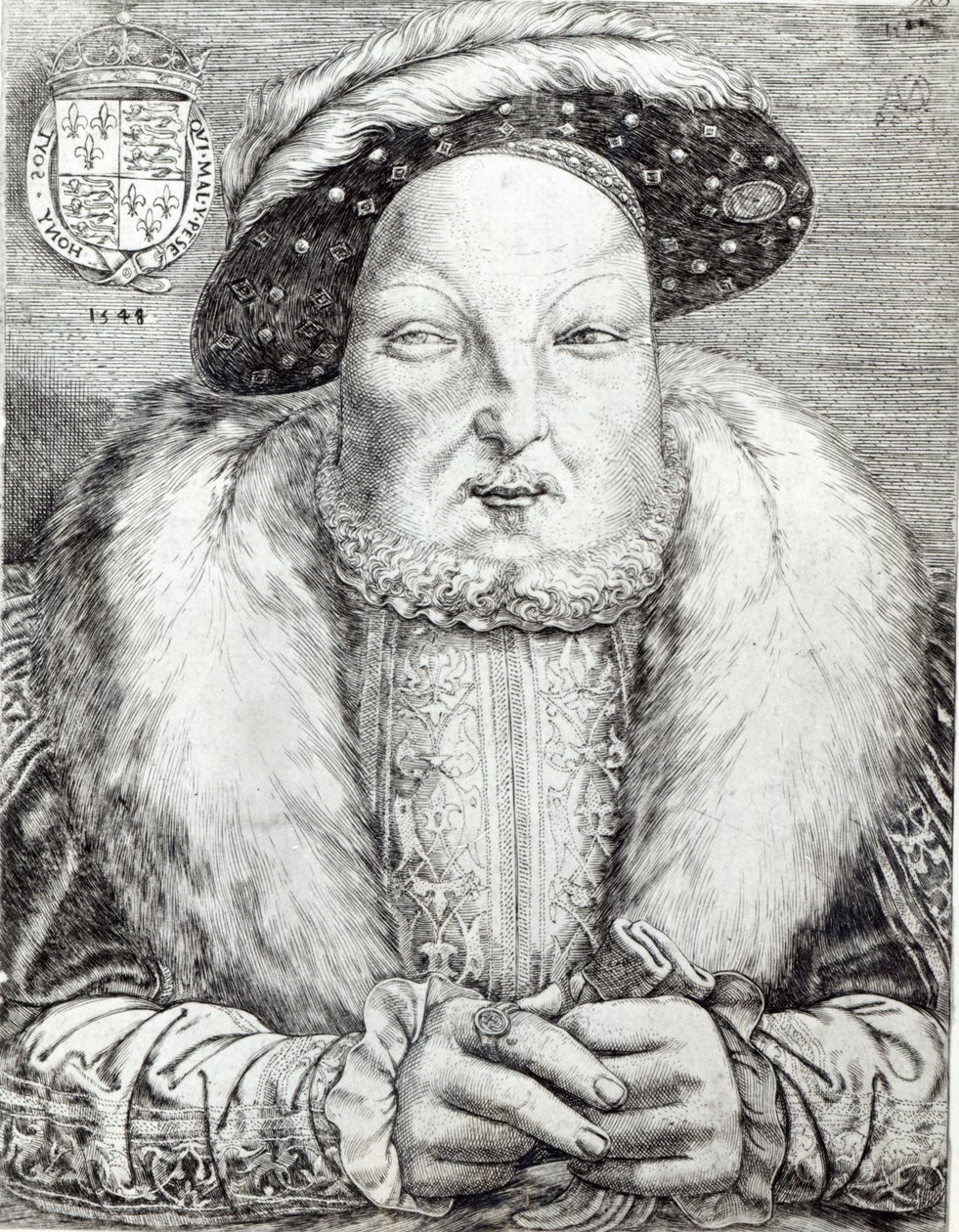 Henrik VIII:n muotokuva, 1548 tekijältä Cornelis Massys