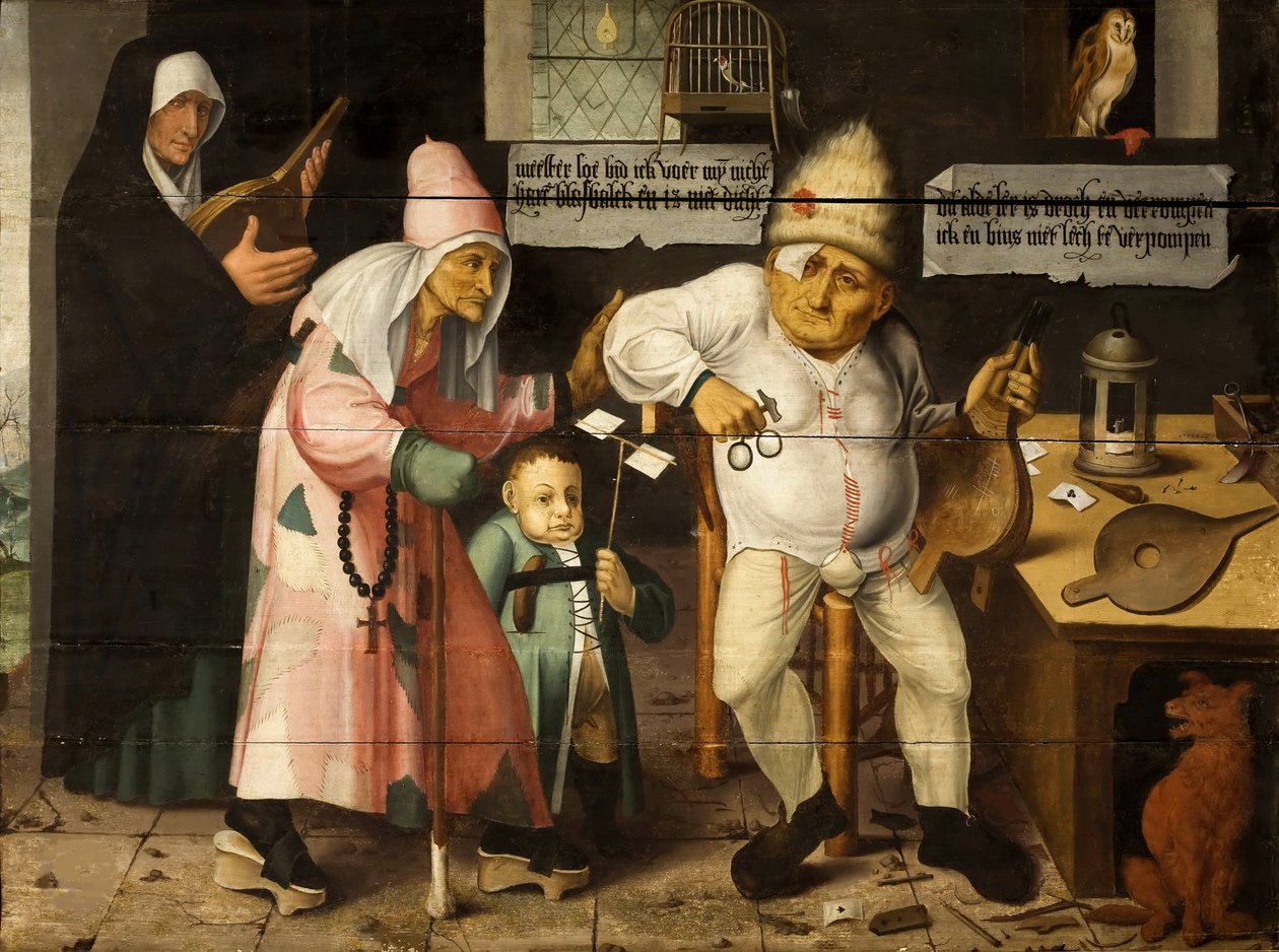 Palkeen korjaus Hieronymus Boschin, n. 1550. tekijältä Cornelis Massys