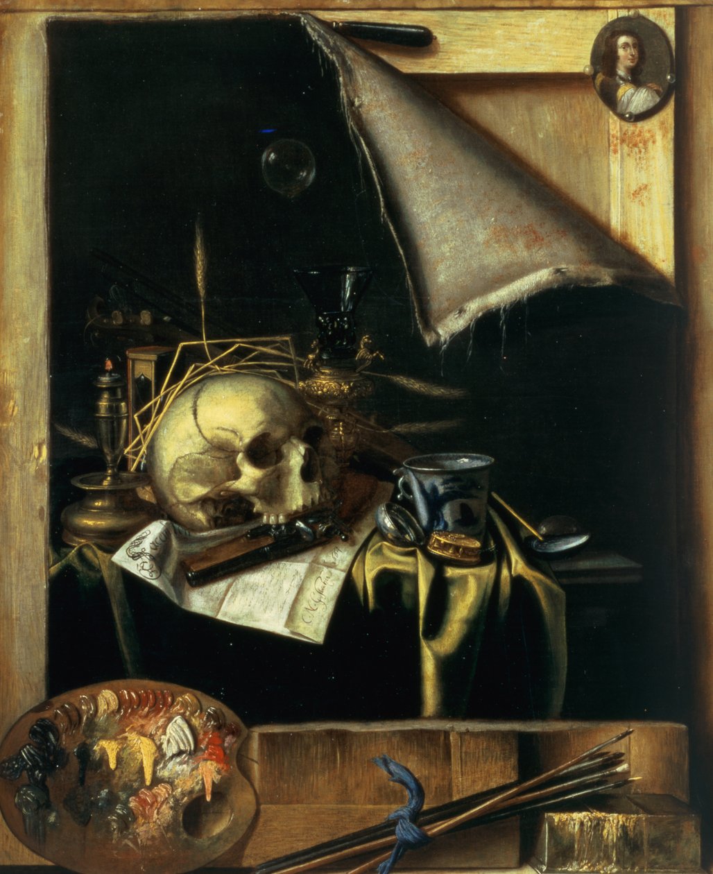 Vanitas (asetelma - Trompe l