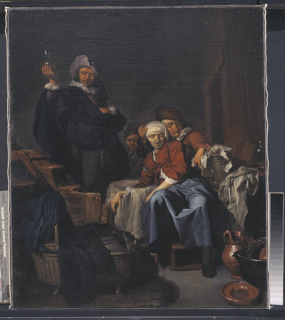 Sairas talonpoikanainen tekijältä Cornelis Pietersz Bega