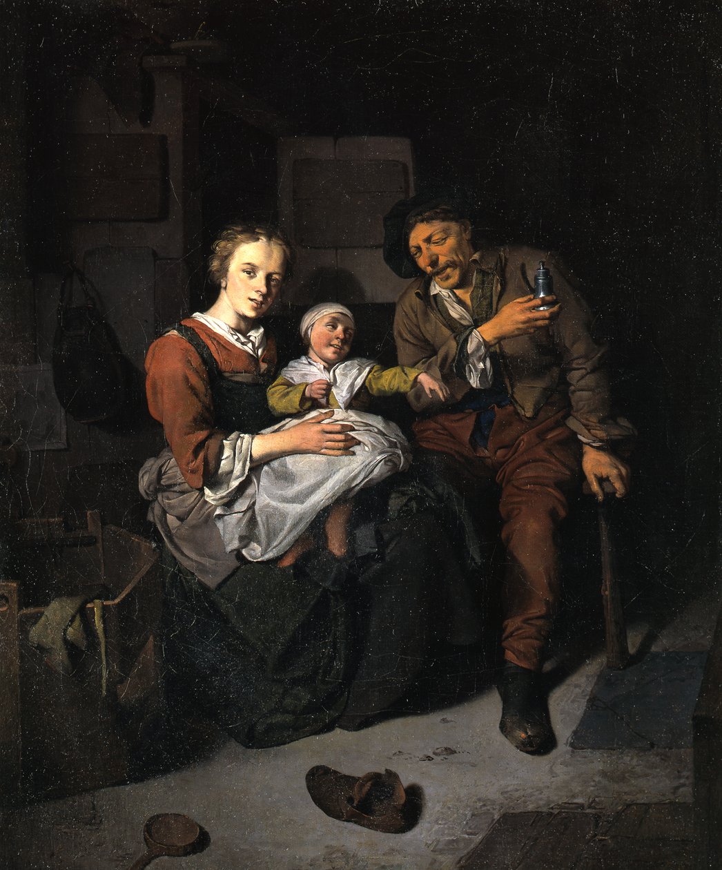 Saksan kieli:  Bauernfamilie Maatalousyrittäjien perhe tekijältä Cornelis Pietersz Bega