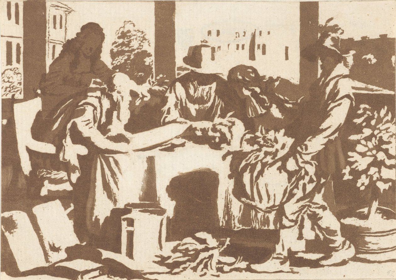 kasvitieteilijä tekijältä Cornelis Ploos van Amstel (signed by artist)