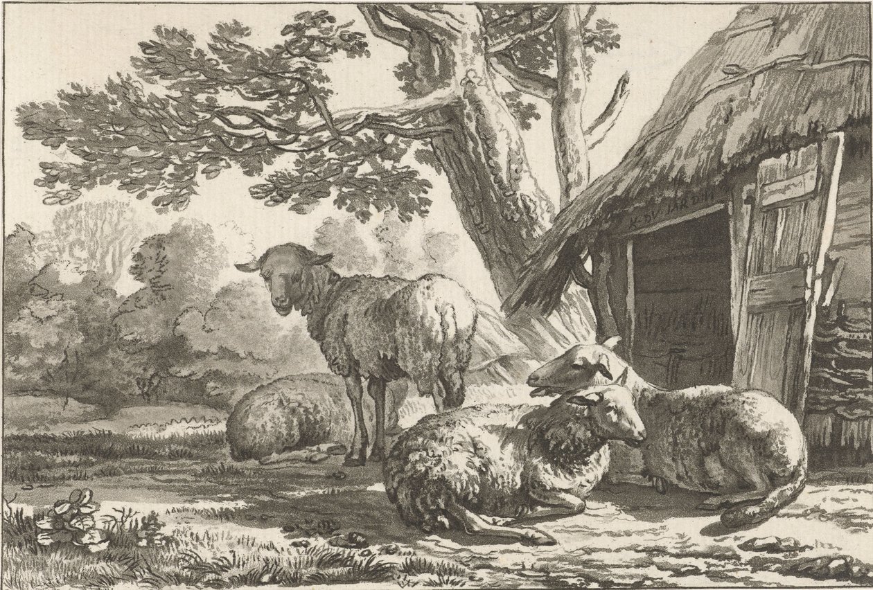 lammastarha tekijältä Cornelis Ploos van Amstel (signed by artist)