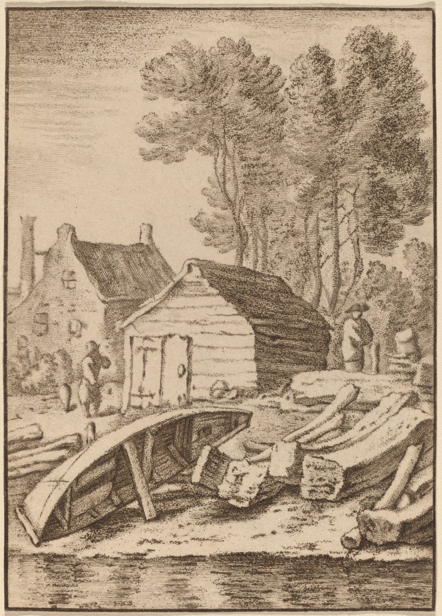 Telakka tekijältä Cornelis Ploos van Amstel after Herman Saftleven