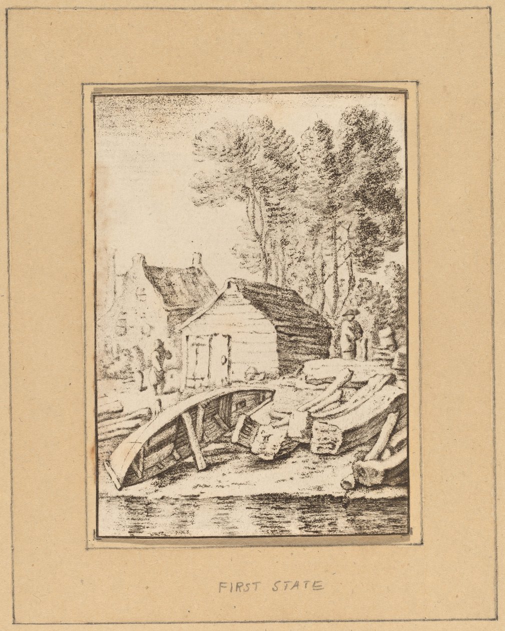 Telakka tekijältä Cornelis Ploos van Amstel after Herman Saftleven
