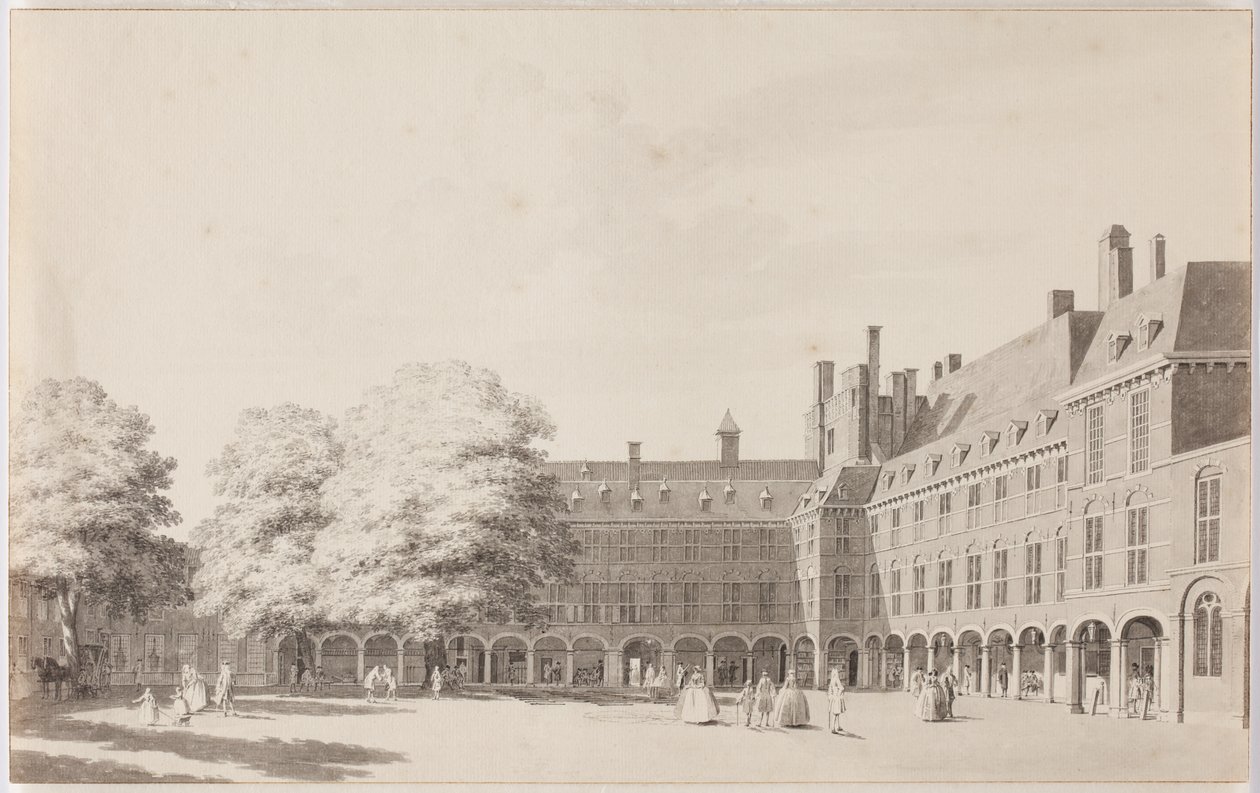 Binnenhof Haagissa tekijältä Cornelis Pronk