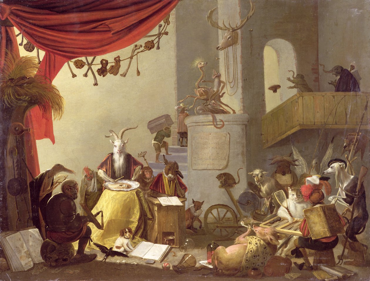 Diableriessa tekijältä Cornelis Saftleven