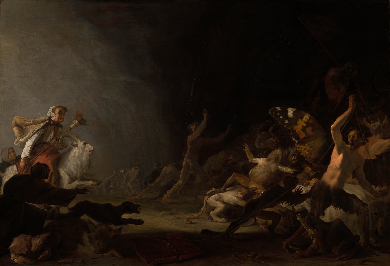 Noitien sapatti tekijältä Cornelis Saftleven