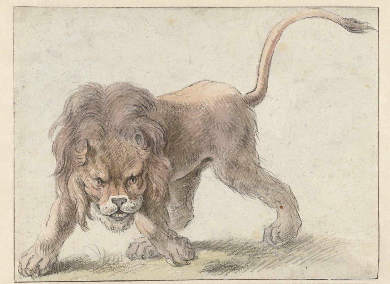 Leijona tekijältä Cornelis Saftleven