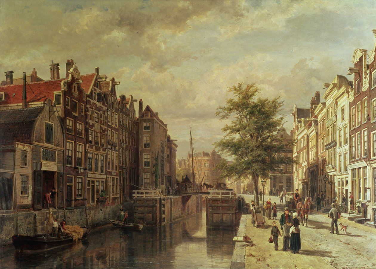 Marttyyrien kanava (De Martelaarsgracht) tekijältä Cornelis Springer