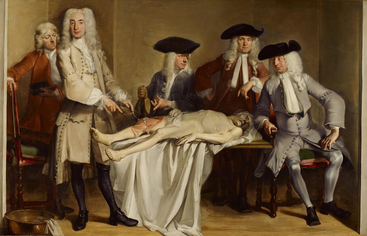 Tohtori Willem Röellin anatomian oppitunti tekijältä Cornelis Troost