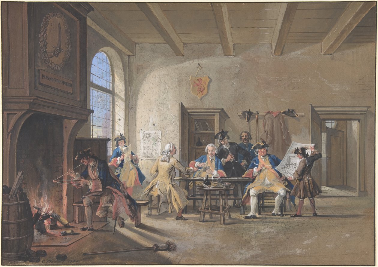Vartiotupakohtaus tekijältä Cornelis Troost