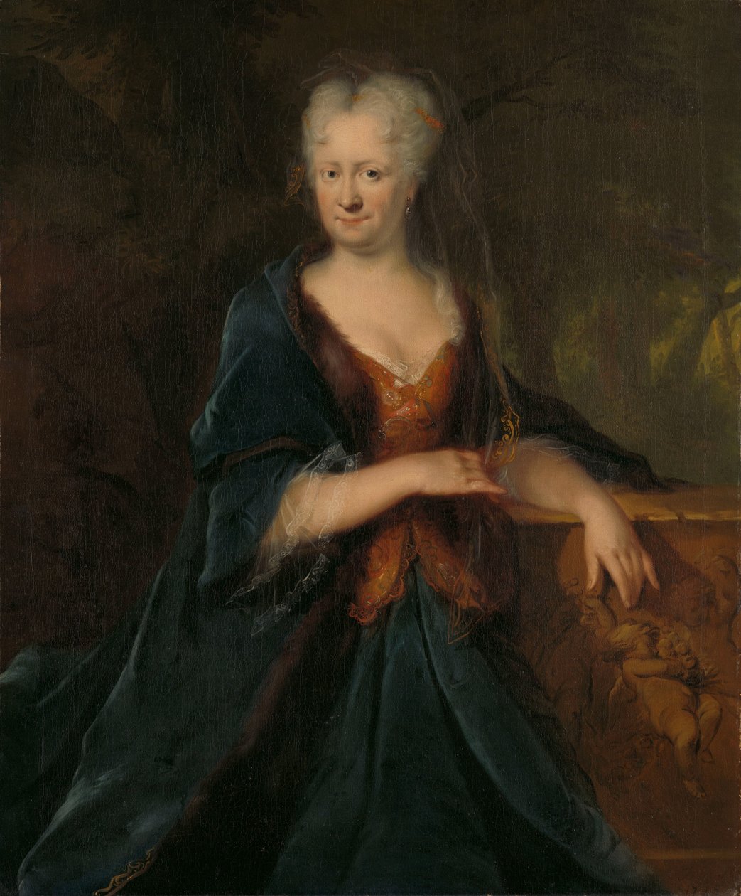 Gerrit Sichtermanin vaimon Louise Christina Tripin muotokuva tekijältä Cornelis Troost