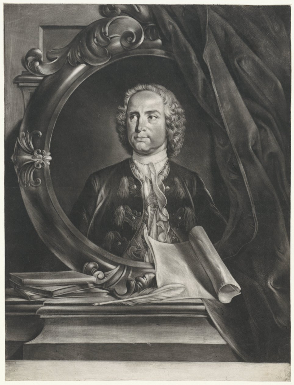 Pietro Antonio Locatellin muotokuva tekijältä Cornelis Troost