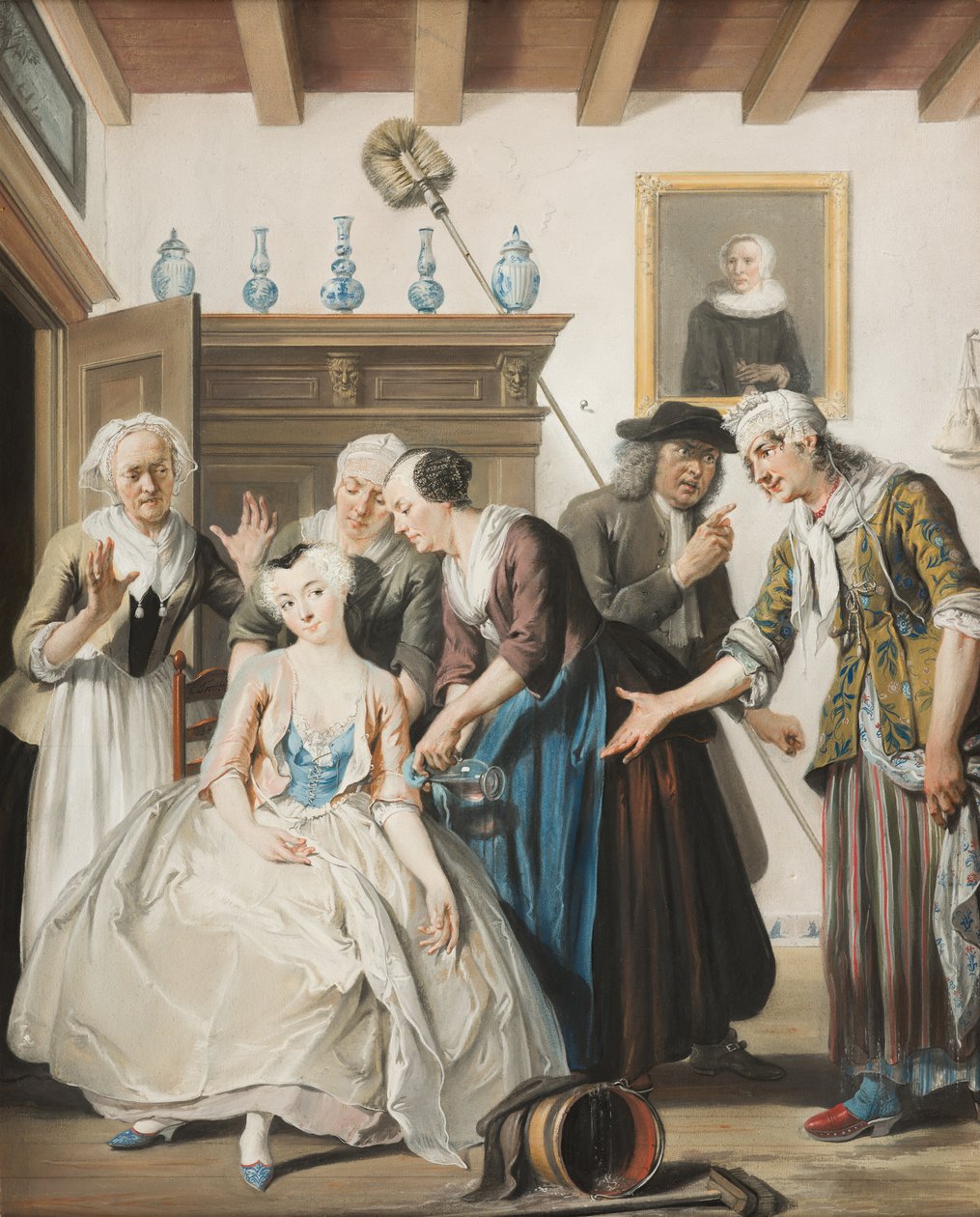 Jan Claászin löytö, 1738 tekijältä Cornelis Troost