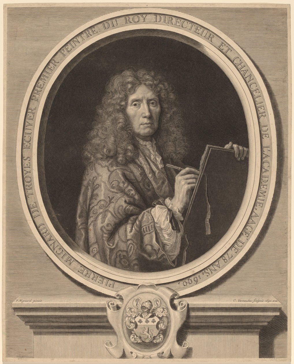 Pierre Mignard tekijältä Cornelis Vermeulen after Pierre Mignard I