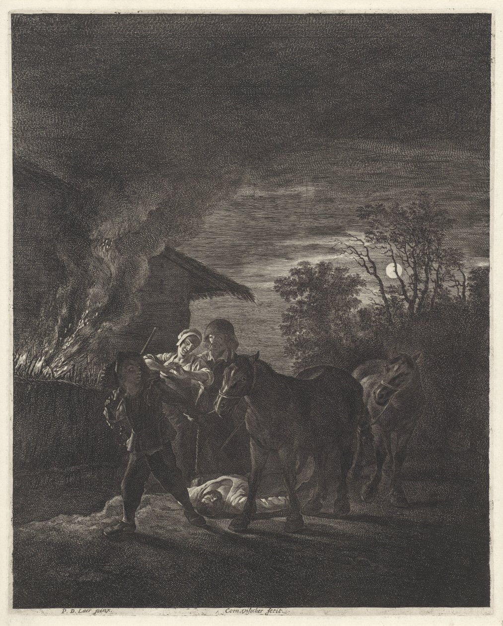 Hevosvarkaus tekijältä Cornelis Visscher (II)