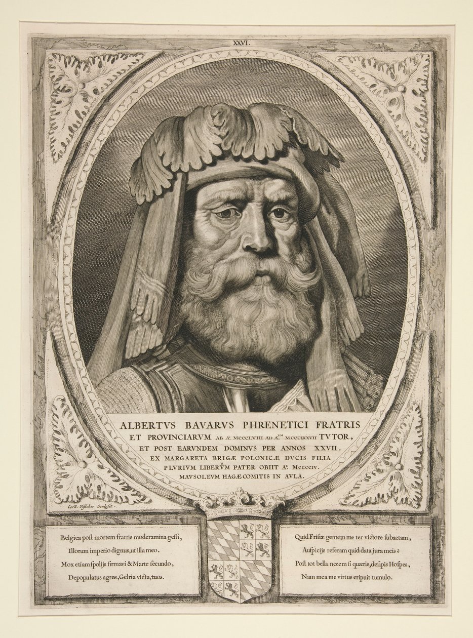 Albertvs Bavarvs Phrenetici Fratris/ et Provinciarvm tekijältä Cornelis Visscher