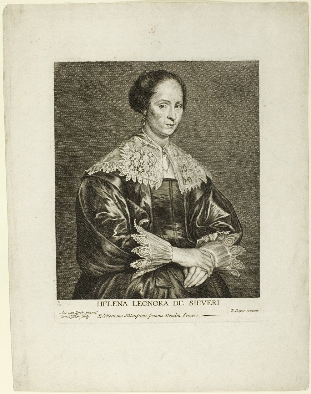 Helena-Leonora de Sieveri tekijältä Cornelis Visscher