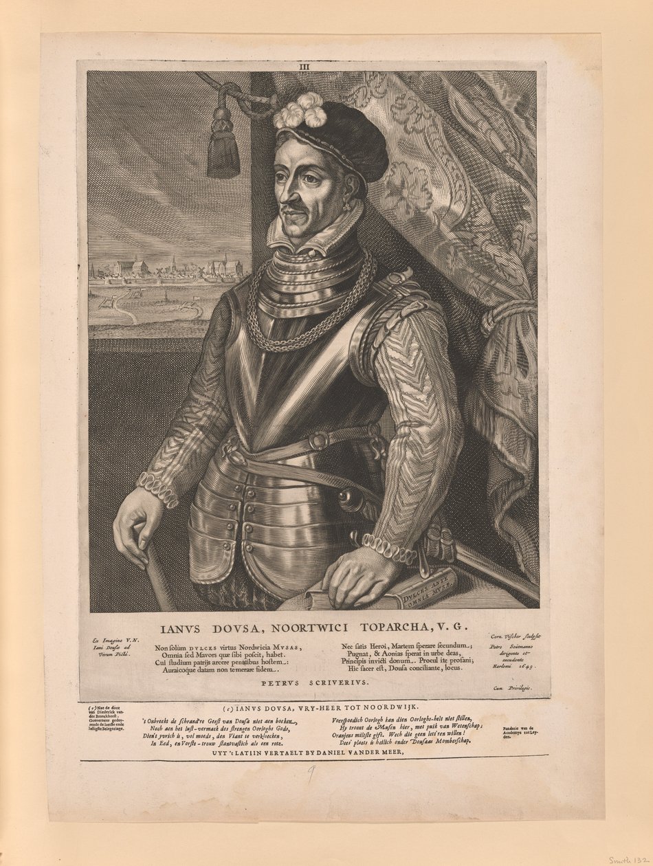 Jan van der Does, teoksesta Quatuor Personae tekijältä Cornelis Visscher