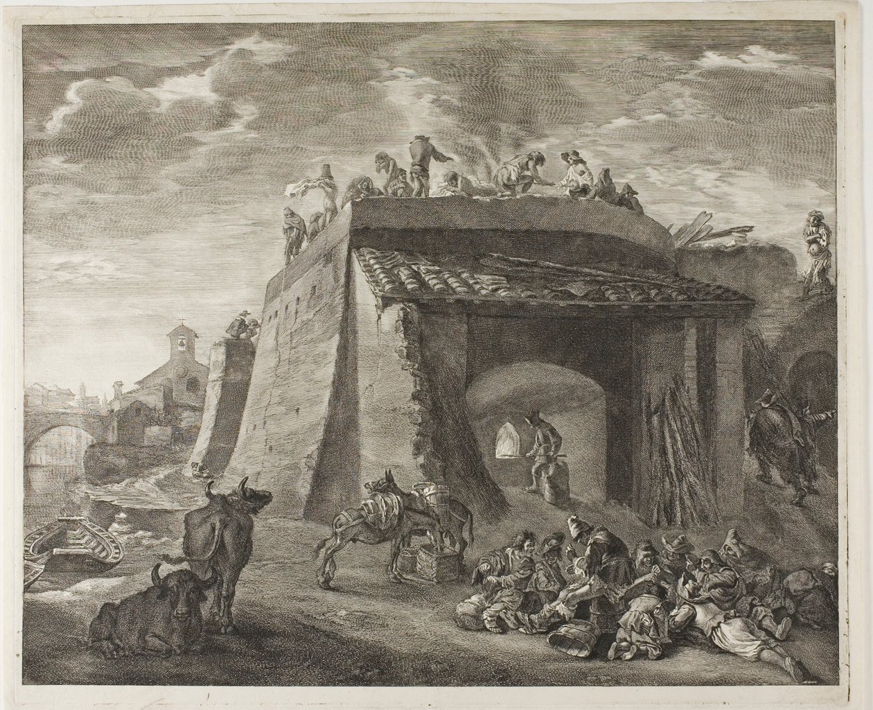 Lime-Kiln, Cabinet Reynst tekijältä Cornelis Visscher