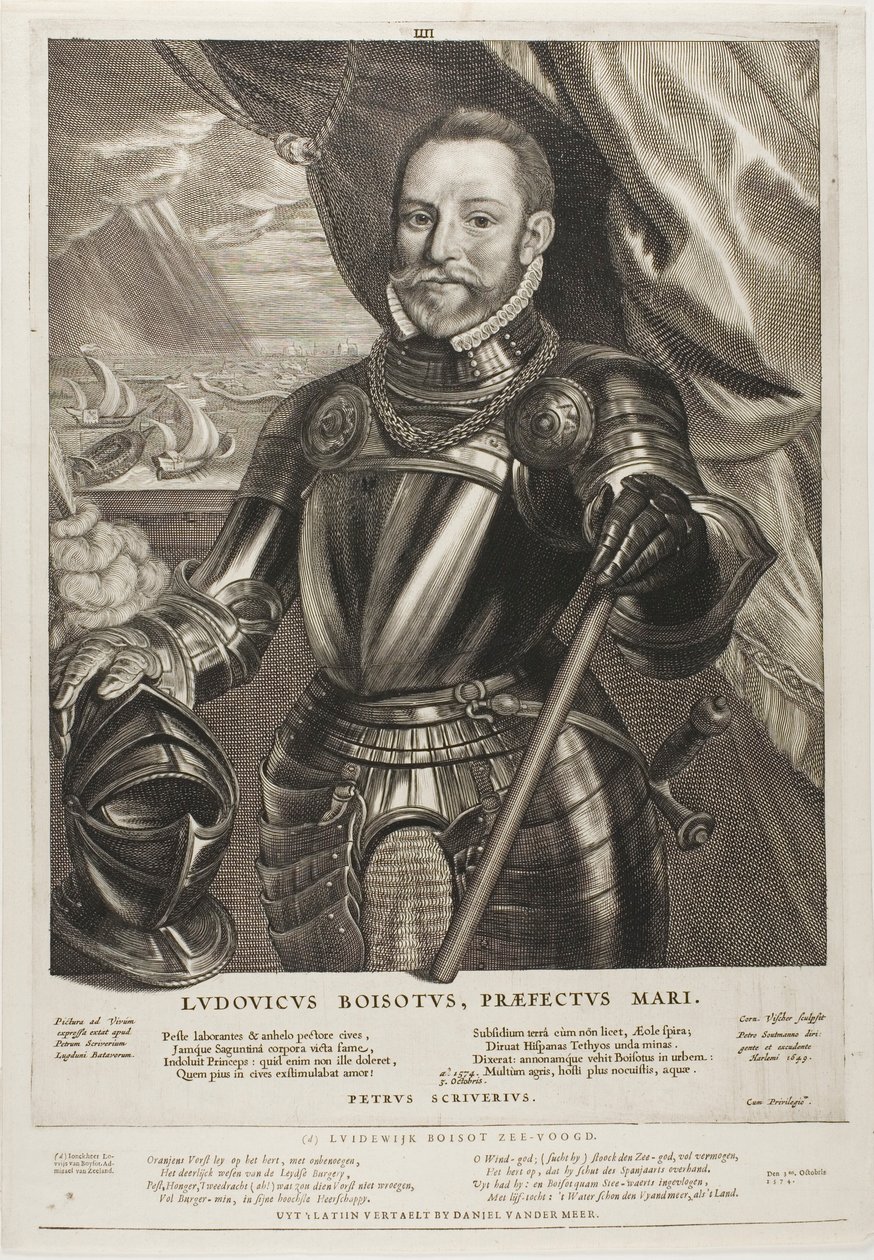 Lodewijk Boisot, Zeelandin amiraali, levy 4 Quatuor Personaesta tekijältä Cornelis Visscher