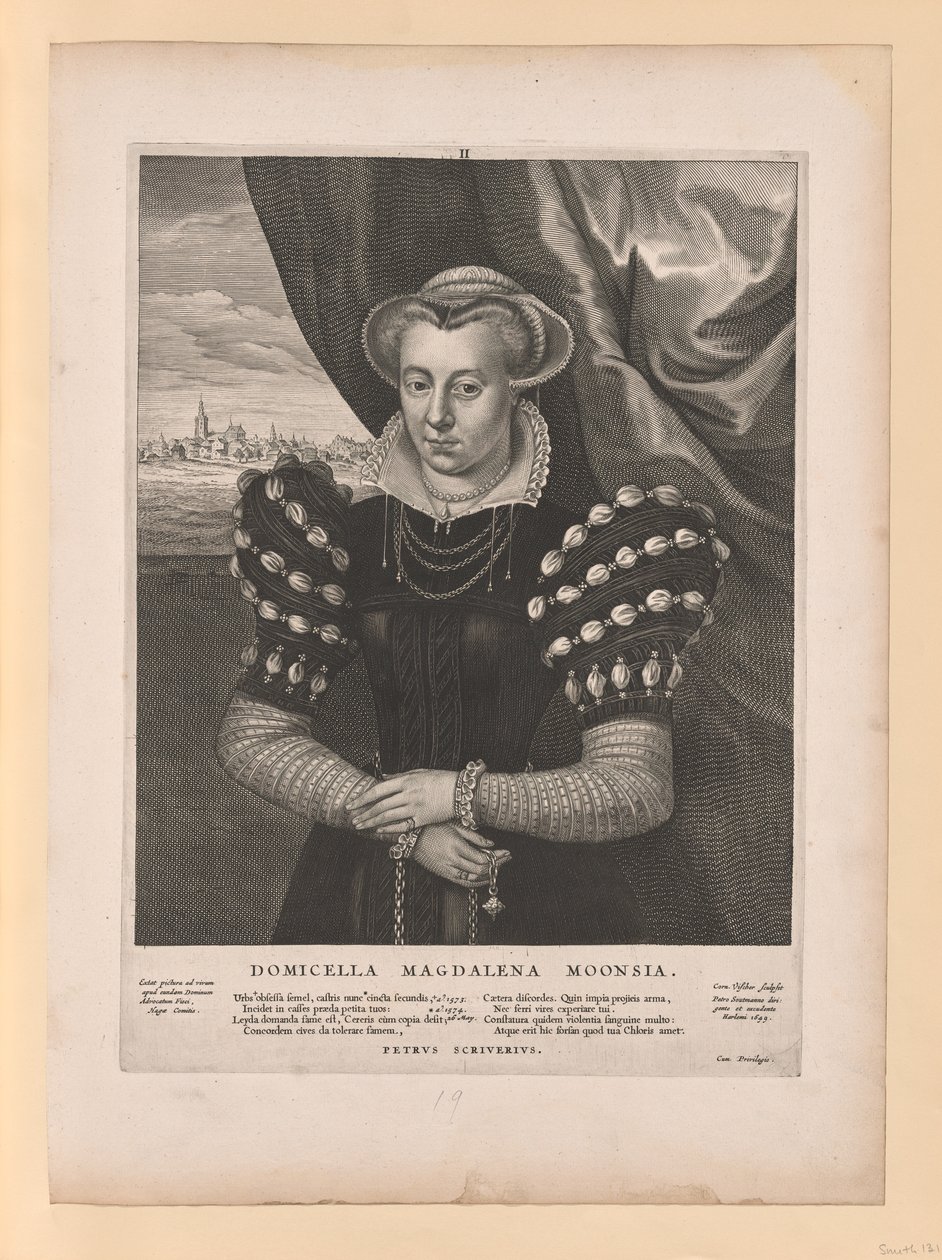 Magdalena Moons, alkaen Quatuor Personae tekijältä Cornelis Visscher