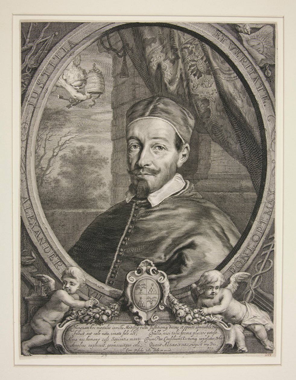 Paavi Alexandre VII, Fabio Chigi (1599-1667) tekijältä Cornelis Visscher