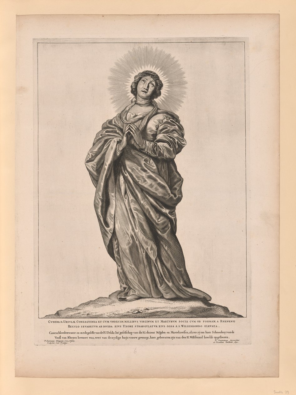 Pyhä Cunera, Alankomaiden pohjois- ja eteläosien pyhimykset -kirjasta Saints of the North and South Netherlands tekijältä Cornelis Visscher