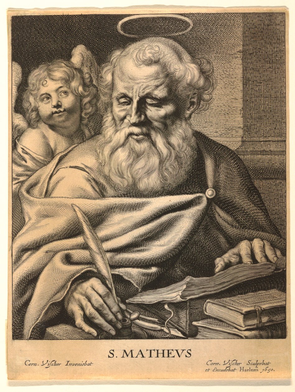 St. Matthew (S.Mathevs) tekijältä Cornelis Visscher