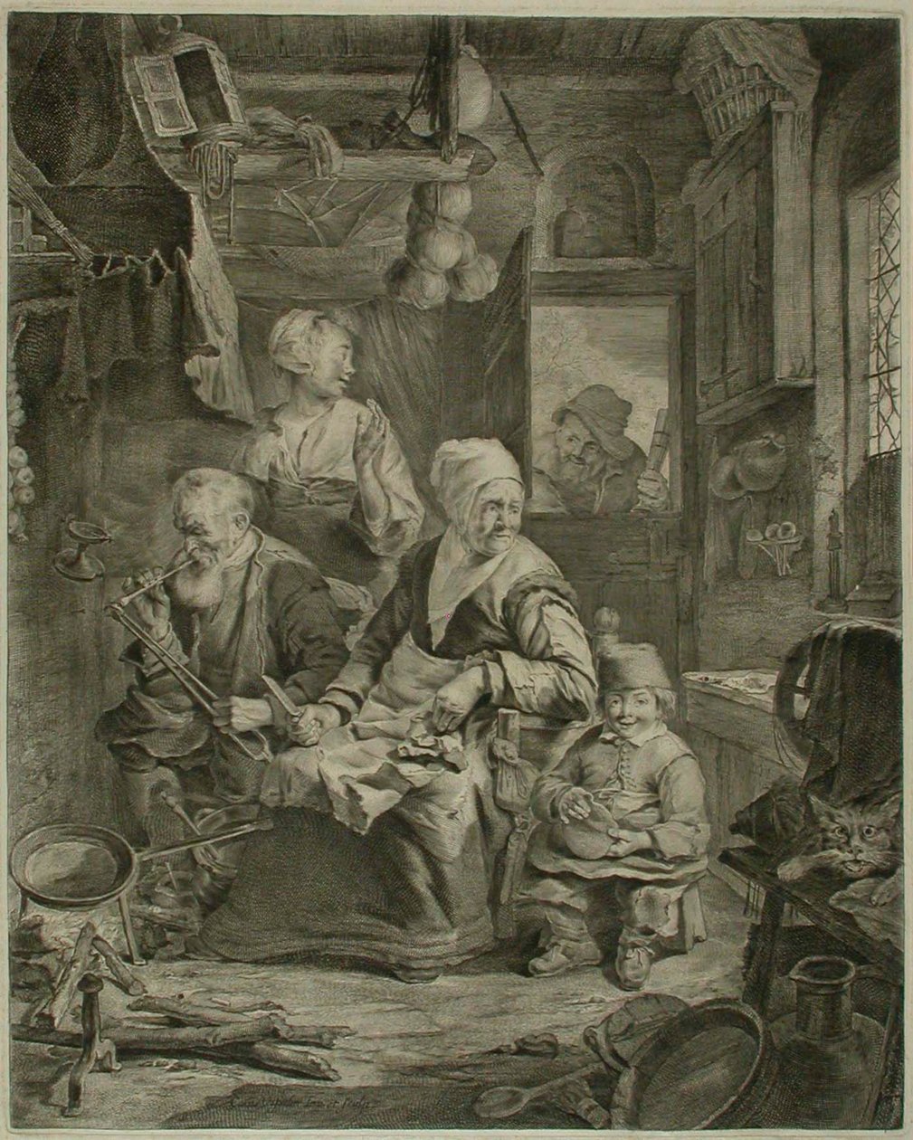 Pannukakkujen paistaja tekijältä Cornelis Visscher