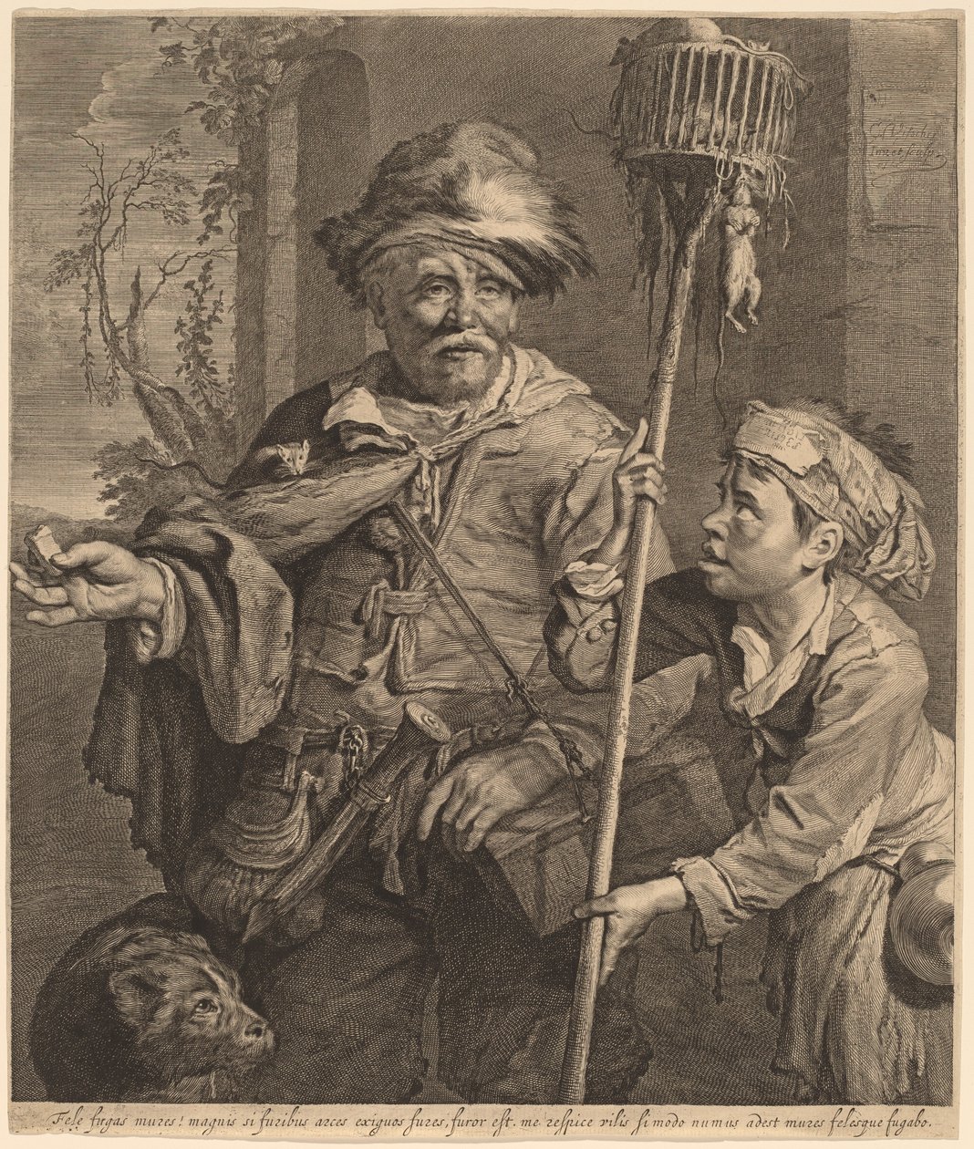 Rottamyrkyn myyjä tekijältä Cornelis Visscher