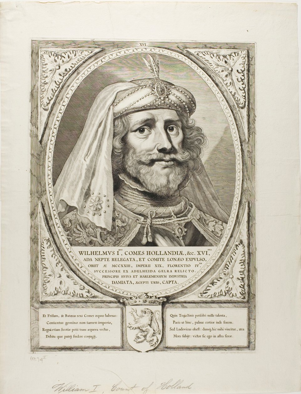 William I, kirjasta Principes Hollandiae, Zelandiae, et Frisiae tekijältä Cornelis Visscher