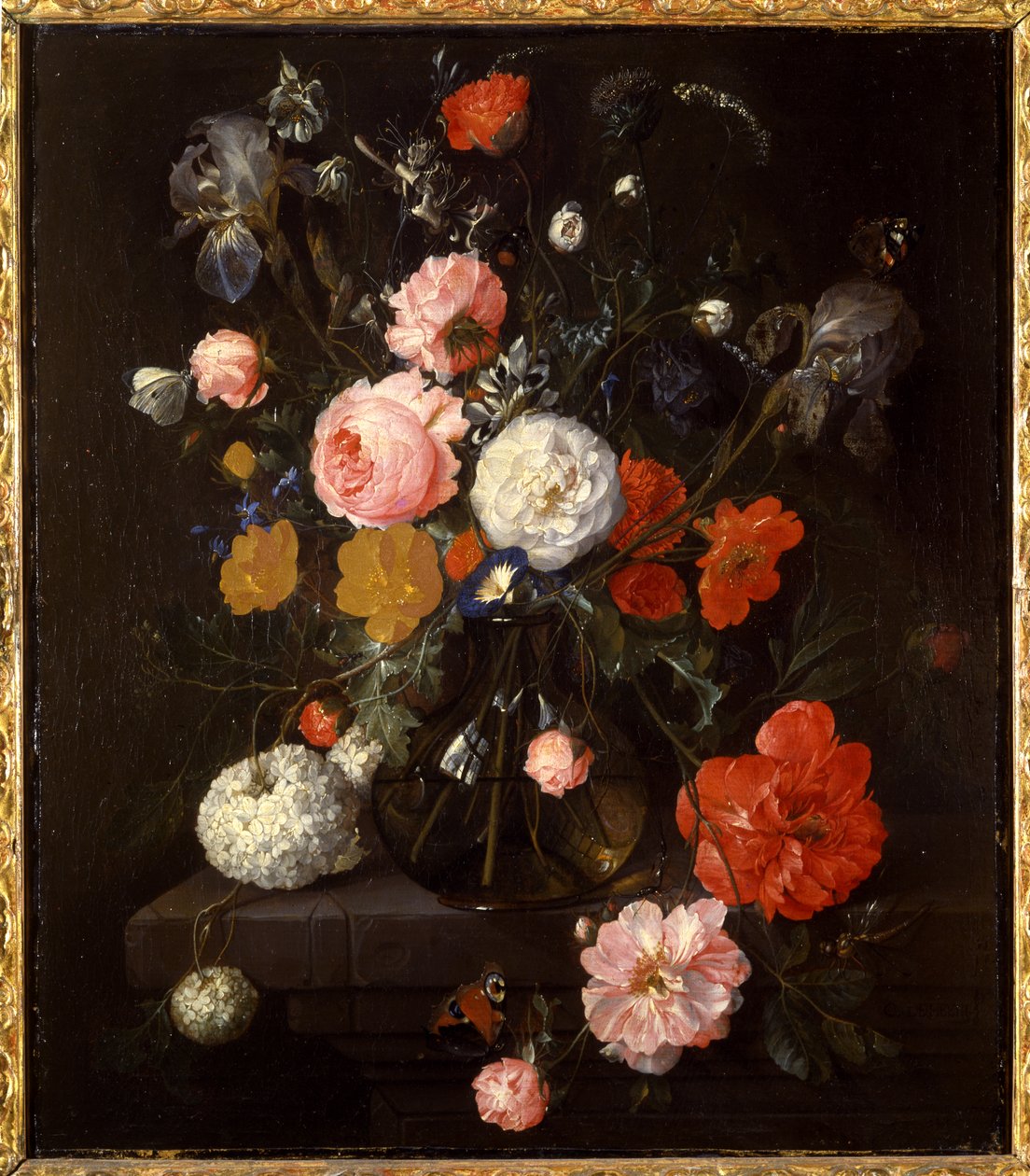 Maljakko kukilla, n.1670-80 tekijältä Cornelis de Heem