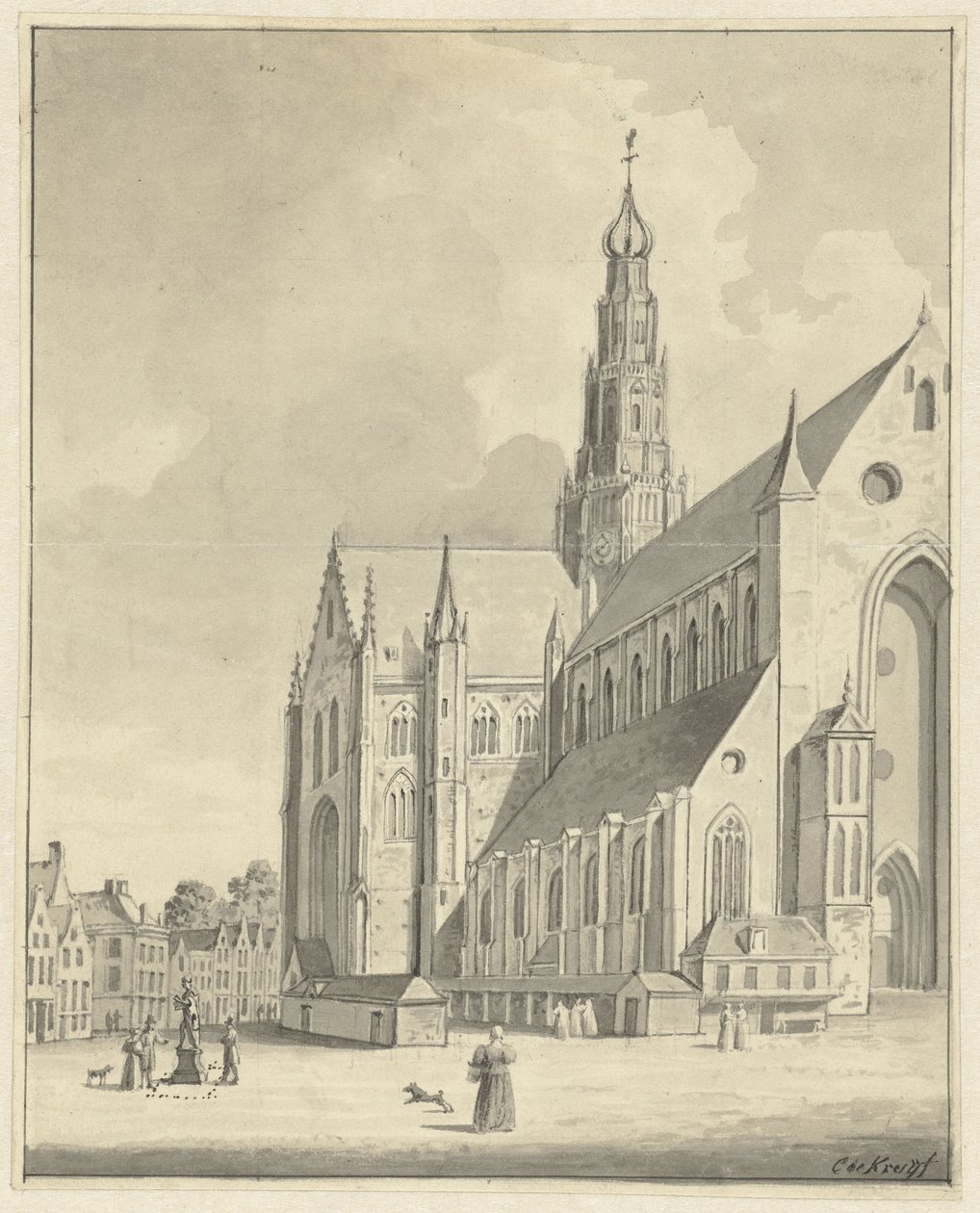 Saint Bavo Haarlemissa tekijältä Cornelis de Kruyff